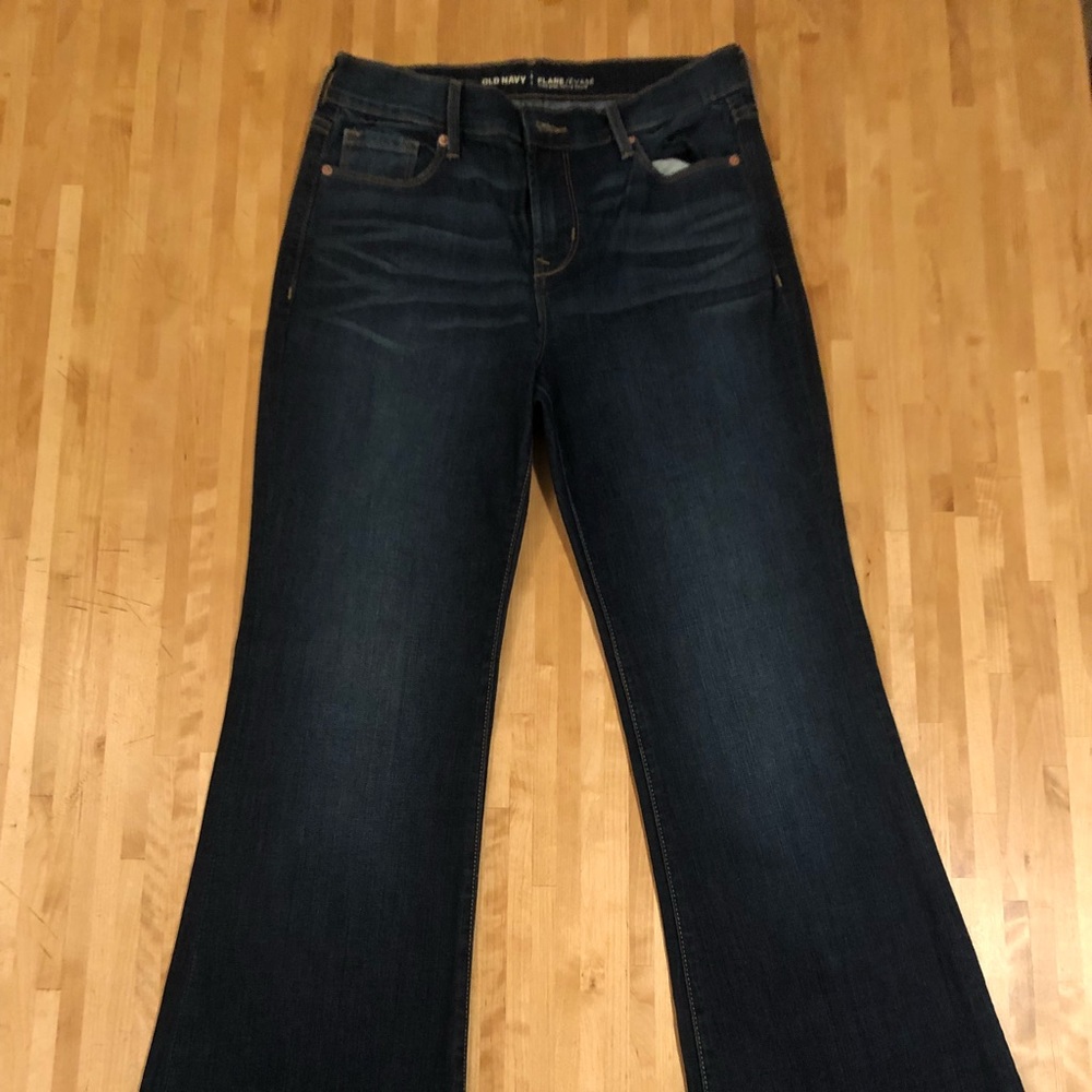 Flared Denim Jeans